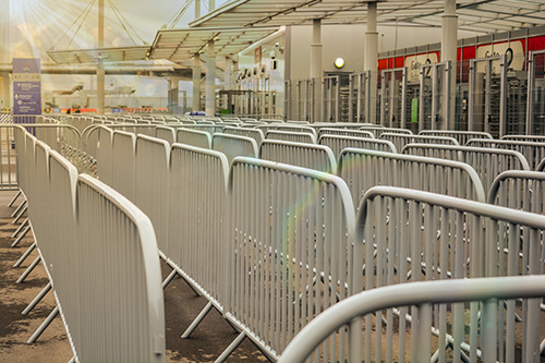 Deployable Security Assets: Anti-Scale Fencing, Mobile Vehicle Barriers, Crowd Control Barriers Magnetometers and Bike Rack